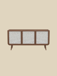 Kael Three Door Sideboard - Walnut - thumbnail 2