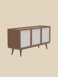 Kael Three Door Sideboard - Walnut - thumbnail 3