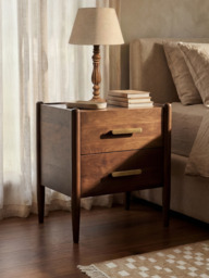 Sally Mango Wood Bedside Table - thumbnail 1