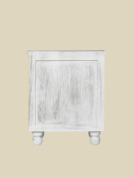 Grace Carved Wooden Bedside Table - Small - thumbnail 5