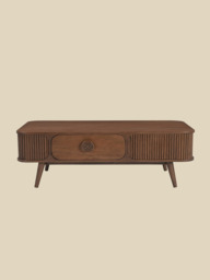 Abaca Mango Wood Coffee Table - thumbnail 2