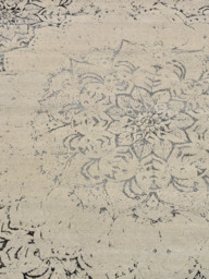 Tracy Wool & Bamboo Silk Hand-Knotted Rug - Charcoal - thumbnail 4