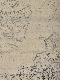 Tracy Wool & Bamboo Silk Hand-Knotted Rug - Charcoal - thumbnail 6