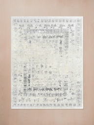 Umar Wool & Bamboo Silk Hand-Knotted Rug - Grey - thumbnail 2