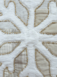 Festive Charm Embroidered Cotton Blend Cushion - thumbnail 6