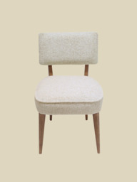 Keaton Cream Upholstered Dining Chair - thumbnail 2
