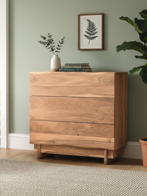 Alder Three Drawer Chest - image 1