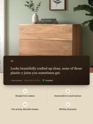 Alder Three Drawer Chest - thumbnail 3