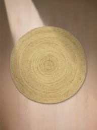 Tali Hand-woven Round Jute Rug - thumbnail 3