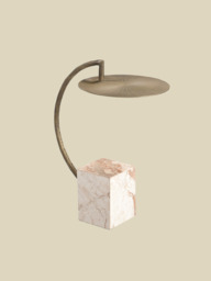 Ambrose Marble-Iron Side Table - thumbnail 3