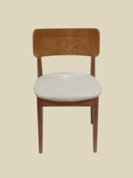Noami Cream Upholstered Dining Chair - thumbnail 2