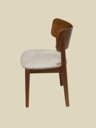 Noami Cream Upholstered Dining Chair - thumbnail 5