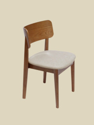 Noami Cream Upholstered Dining Chair - thumbnail 3