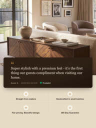 Carrie Mango Wood Media Unit - thumbnail 3