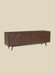 Carrie Mango Wood Media Unit - thumbnail 4