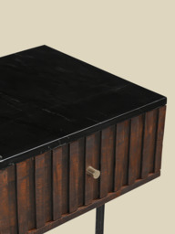 Monroe Black Marble Top Console Table - thumbnail 6