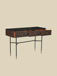 Monroe Black Marble Top Console Table - thumbnail 5