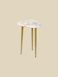 Karin White Agate Side Table - thumbnail 4