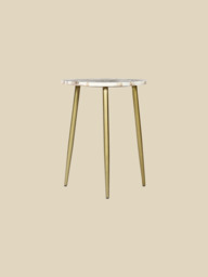 Karin White Agate Side Table - thumbnail 3