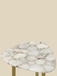 Karin White Agate Side Table - thumbnail 5
