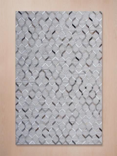 Rehaan Hide & Wool Rug - image 1