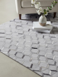 Rehaan Hide & Wool Rug - thumbnail 2