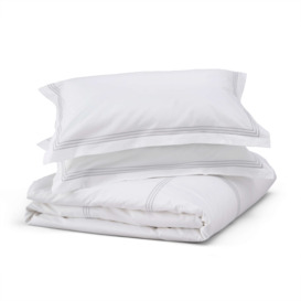 Cotton Collection Sateen Triple Row Cord Bed Linen Set