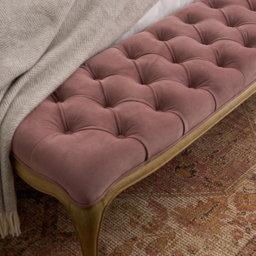 Sienna Beau Velvet Bench - thumbnail 2