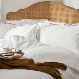 Kensington Ladder Stitch Pillowcase Pair - thumbnail 1
