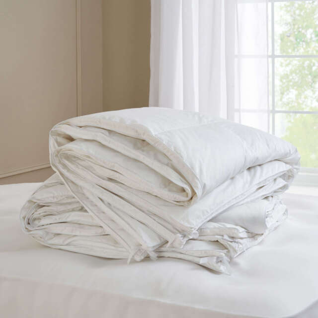 White Snow Duck Down and Feather Duvet - image 1