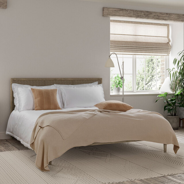Aubrey Rattan Bed