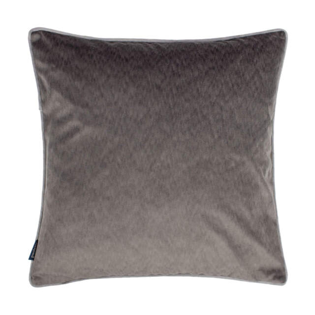 Velvet Contrast Piped Cushion