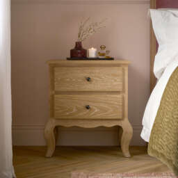 Sienna Beau 2 Drawer Bedside - thumbnail 1