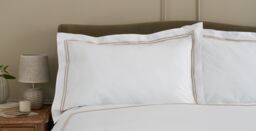 Langham Double Row Cord Pillowcase Pair