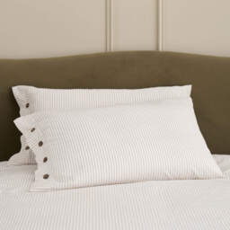 Cotton Collection Dyed Stripe Pillowcase Pair
