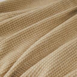 Natural Waffle Throw - thumbnail 4