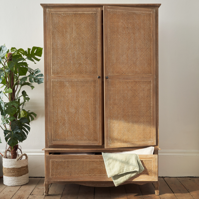 Sienna Rattan Wardrobe - image 1