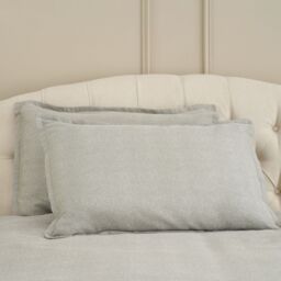 Cotton Collection Soft Jacquard Oxford Pillowcase Pair