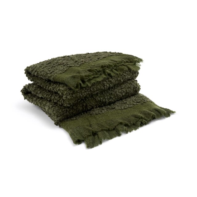 Julia Fringed Boucle Throw