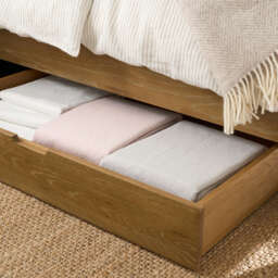 Weathered Oak Under Bed Drawer - thumbnail 1