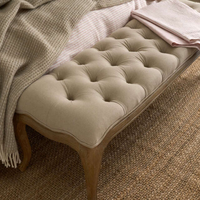 Sienna Beau Linen Bench - image 1