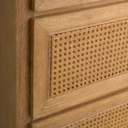 Sienna Beau Rattan 3 Drawer Chest - thumbnail 4
