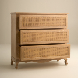 Sienna Beau Rattan 3 Drawer Chest - thumbnail 3
