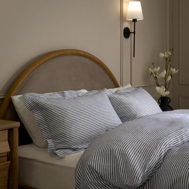 Amelie Stripe Oxford Edge Pillowcase Pair