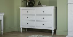 Casterton Ivory 6 Drawer Wide Chest
