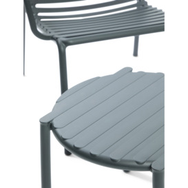 Nardi Doga Bistro Set with Bistro Table and 2 Relax Chairs Grey - thumbnail 2