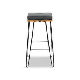 Heal's Brunel Bar Stool Cushion Grey - Size 35x5x35