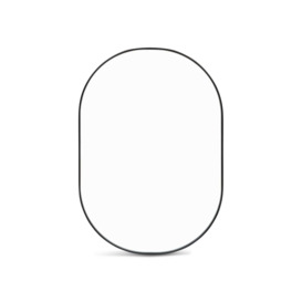 Heal's Fine Edge Mirror Oval - Size Medium Black