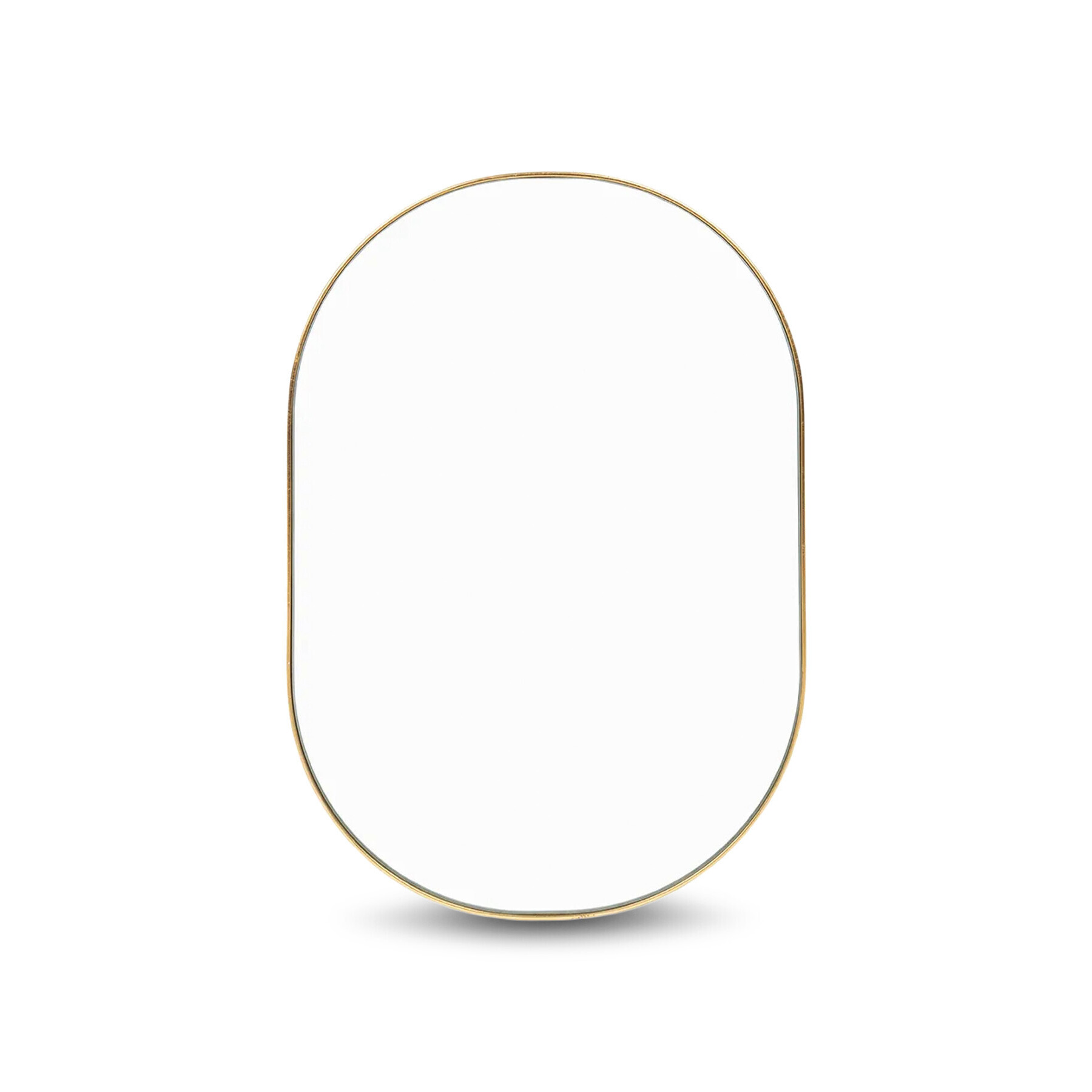 Heal's Fine Edge Mirror Oval - Size Medium Gold - image 1