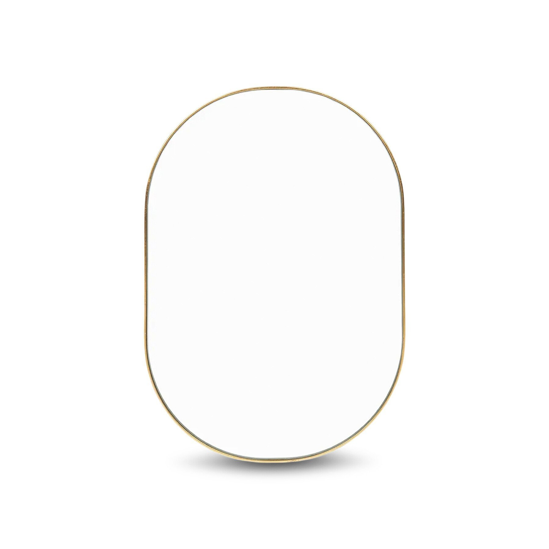 Heal's Fine Edge Mirror Oval - Size Small Gold - image 1